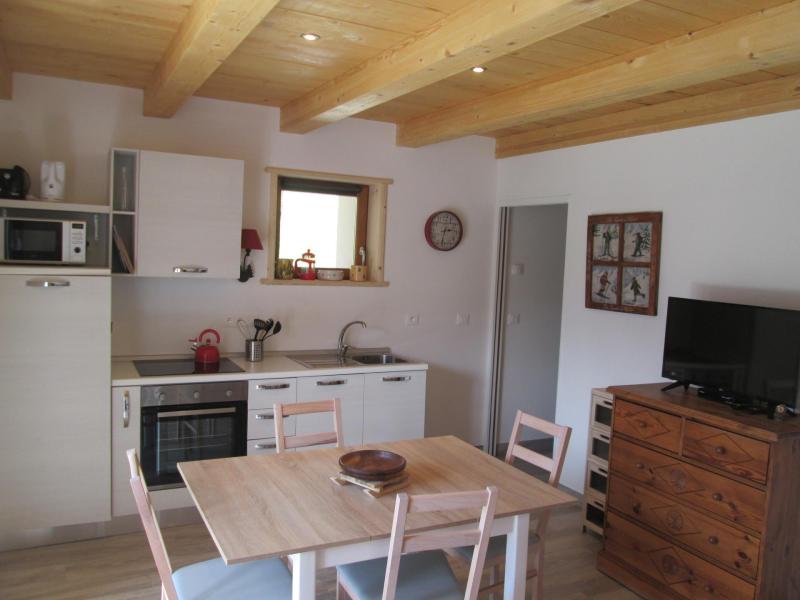 Skiverleih Wohnung 3 Mezzanine Zimmer 5 Leute - Hameau le Pontet - Arêches-Beaufort - Wohnzimmer