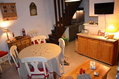 Skiverleih 3-Zimmer-Appartment für 6 Personen - Le Village de l'Argentine - Arêches-Beaufort - Wohnzimmer