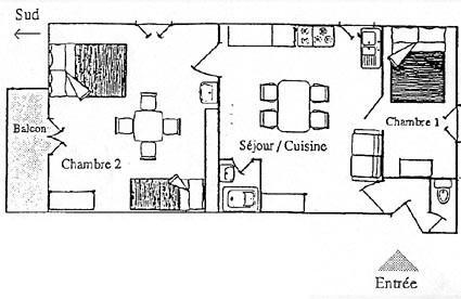 Soggiorno sugli sci Appartamento 3 stanze per 6 persone (35765) - Chalet Bel Alp - Arêches-Beaufort