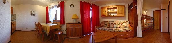 Rent in ski resort Studio sleeping corner 4 people (35) - Chalet les Solaret - Arêches-Beaufort - Living room