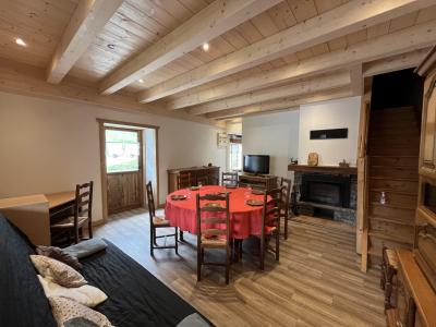 Rent in ski resort 4 room duplex apartment 6 people - Hameau les Envers - Arêches-Beaufort - Living room