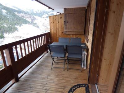 Ski verhuur Appartement 2 kamers bergnis 4 personen - Perle des Neiges - Arêches-Beaufort - Balkon