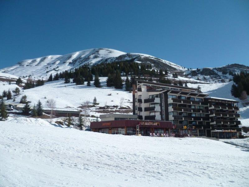 Ski verhuur Studio 3 personen (207) - Résidence l'Étendard - Auris en Oisans - Buiten winter