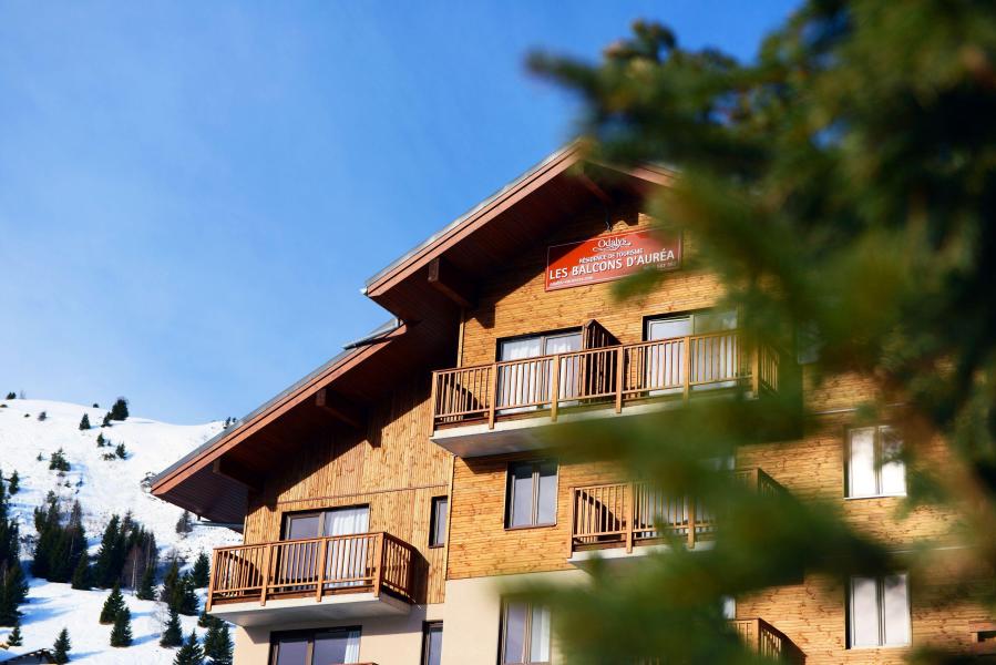 Location au ski Résidence les Balcons d'Auréa - Auris en Oisans - Extérieur hiver