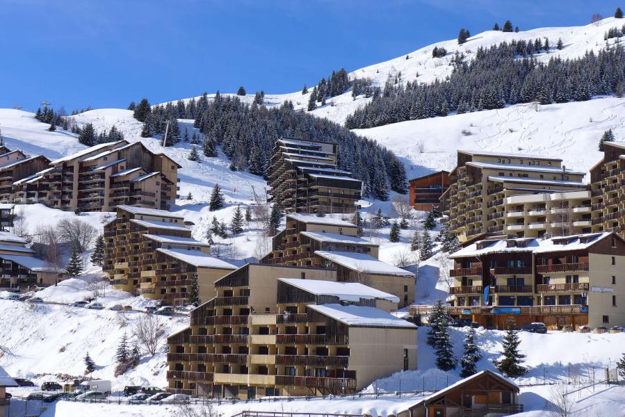 Location au ski Studio coin montagne 4 personnes (003) - Résidence les Campanules - Auris en Oisans - Extérieur hiver