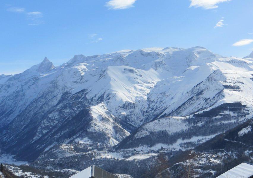 Аренда на лыжном курорте Квартира студия со спальней для 4 чел. (001) - Résidence les Chardons - Auris en Oisans - зимой под открытым небом