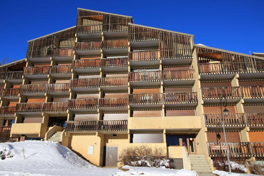 Rent in ski resort 1 room apartment 4 people (218) - Résidence les Chardons - Auris en Oisans - Winter outside