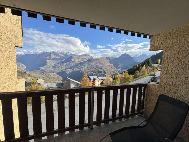 Skiverleih Studio Schlafnische 4 Personen (432) - Résidence les Chardons - Auris en Oisans - Balkon