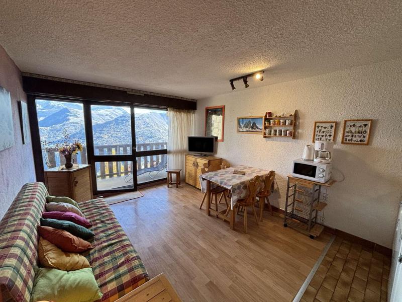 Skiverleih Studio Schlafnische 4 Personen (432) - Résidence les Chardons - Auris en Oisans - Wohnzimmer