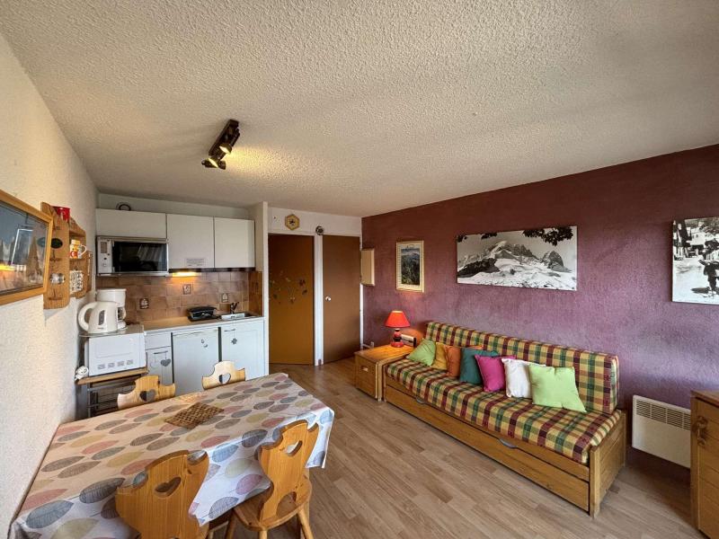 Skiverleih Studio Schlafnische 4 Personen (432) - Résidence les Chardons - Auris en Oisans - Wohnzimmer