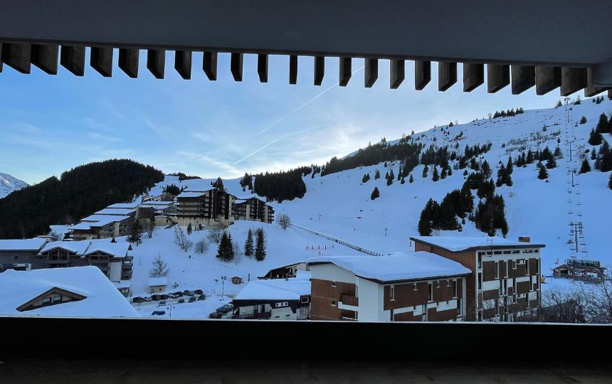 Ski verhuur Résidence Les Ecrins d'Auris - Auris en Oisans - Balkon