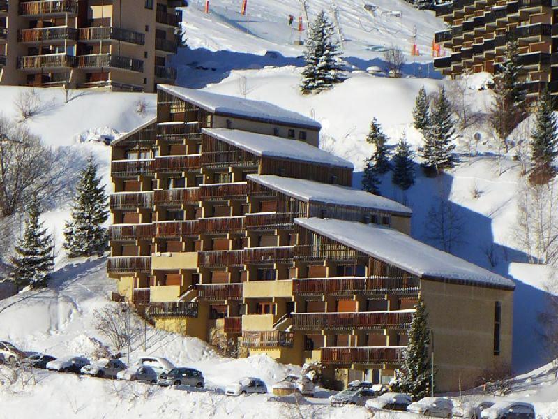 Ski verhuur Résidence les Gentianes - Auris en Oisans - Buiten winter