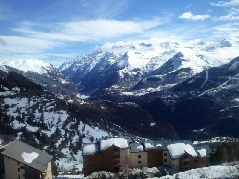 Soggiorno sugli sci Appartamento su due piani 5 stanze per 10 persone (633) - Résidence les Gentianes - Auris en Oisans - Balcone