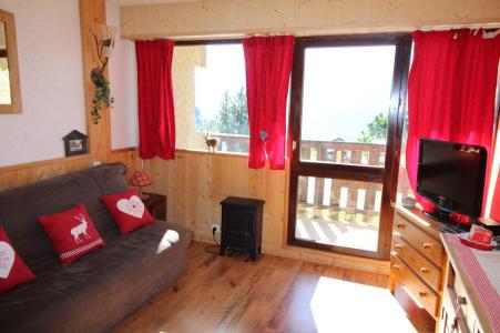 Rent in ski resort Studio sleeping corner 4 people (001) - Résidence les Chardons - Auris en Oisans - Living room