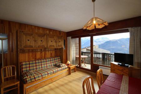 Ski verhuur Studio bergnis 6 personen (221) - Résidence Martagons A - Auris en Oisans - Woonkamer