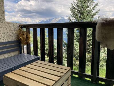 Skiverleih Studio Schlafnische 6 Personen (307) - Résidence Nigritelles A - Auris en Oisans - Balkon