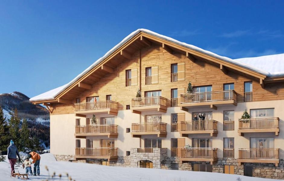 Urlaub in den Bergen Résidence Prestige Le Mont d'Auron - Auron - Draußen im Winter