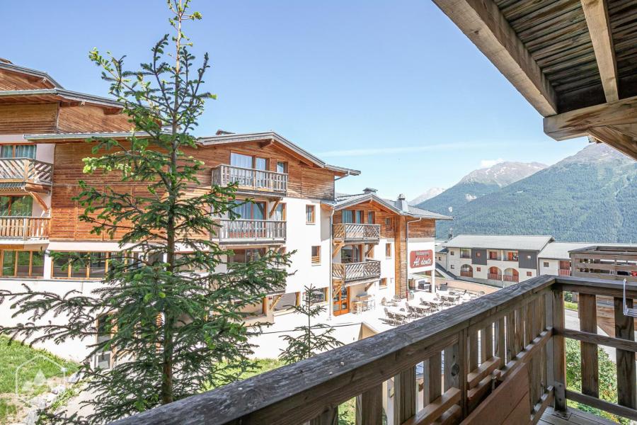 Skiverleih 3-Zimmer-Appartment für 6 Personen (E3.86) - La Résidence les Flocons d'Argent - Aussois - Balkon