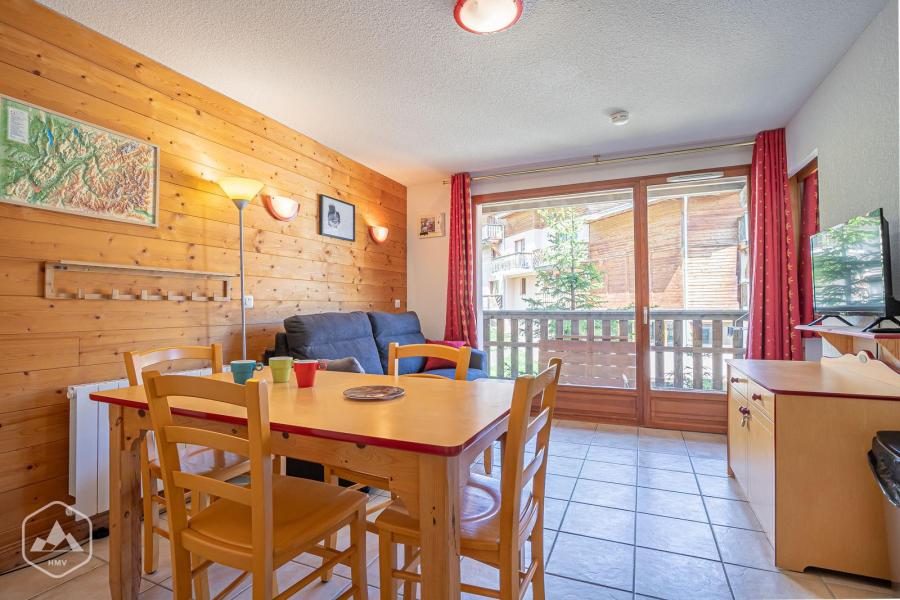 Ski verhuur Appartement 3 kamers 6 personen (E3.86) - La Résidence les Flocons d'Argent - Aussois - Woonkamer