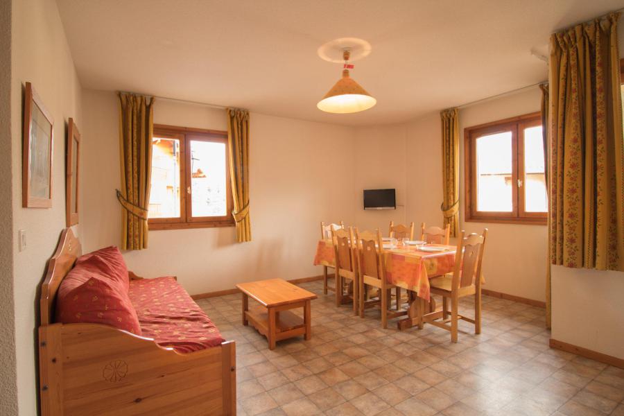 Skiverleih 3-Zimmer-Appartment für 6 Personen (330) - Résidence la Combe II - Aussois - Wohnzimmer