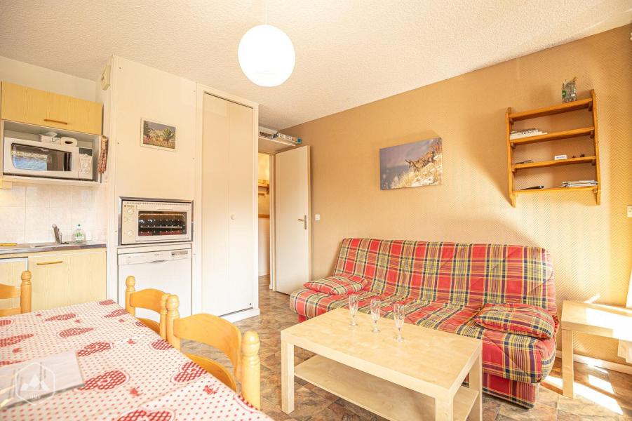Skiverleih 2-Zimmer-Appartment für 5 Personen (105) - Résidence La Corniche - Aussois - Wohnzimmer