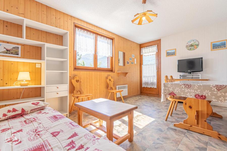 Wynajem na narty Apartament 2 pokojowy 4 osób (102) - Résidence La Corniche - Aussois - Pokój gościnny