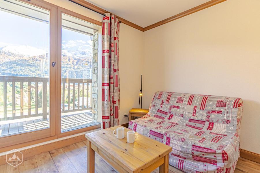 Rent in ski resort 3 room apartment 6 people (CA6) - Résidence le Clos d'Aussois - Aussois - Living room