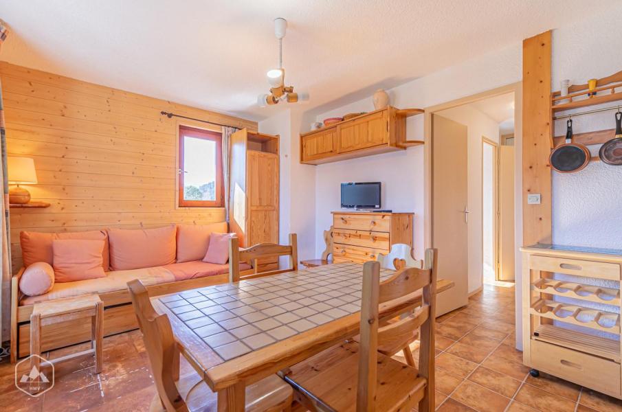 Rent in ski resort 2 room apartment cabin 4 people (114) - Résidence Le Genevray - Aussois - Living room
