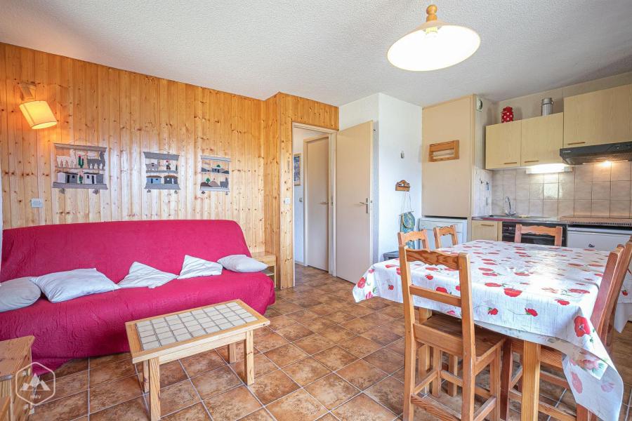 Rent in ski resort 2 room apartment cabin 6 people (115) - Résidence Le Genevray - Aussois - Living room