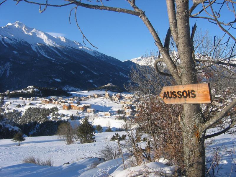 Ski verhuur Résidence les Flocons d'Argent - Aussois - Buiten winter