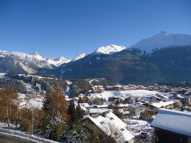 Аренда на лыжном курорте Résidence les Flocons d'Argent - Aussois - зимой под открытым небом