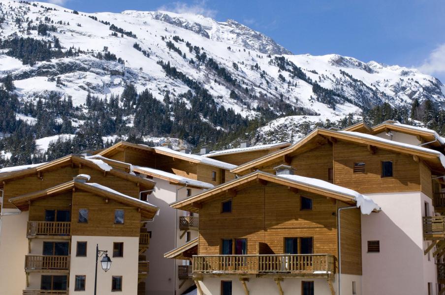 Аренда на лыжном курорте Résidence les Flocons d'Argent - Aussois - зимой под открытым небом