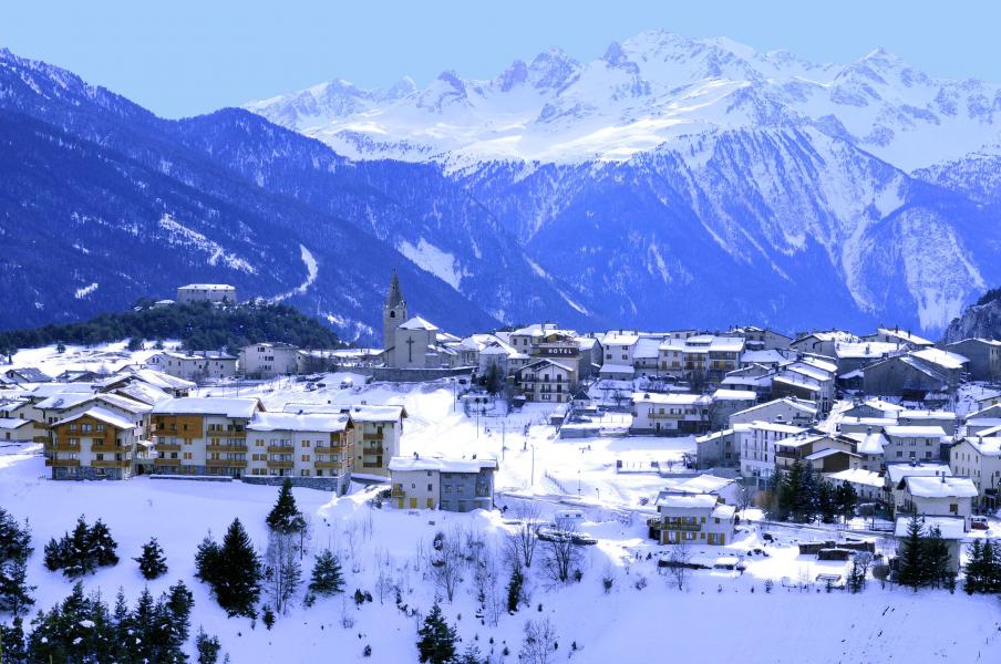 Ski verhuur Résidence les Flocons d'Argent - Aussois - Buiten winter