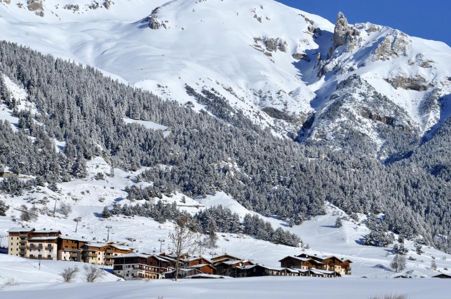 Аренда на лыжном курорте Résidence les Flocons d'Argent - Aussois - зимой под открытым небом