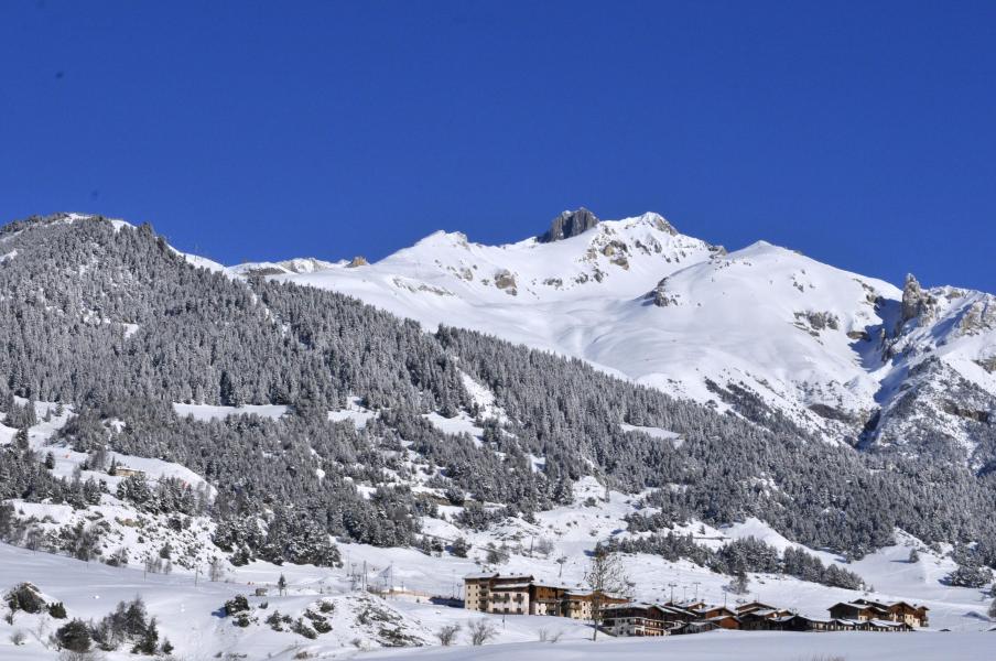 Аренда на лыжном курорте Résidence les Flocons d'Argent - Aussois - зимой под открытым небом