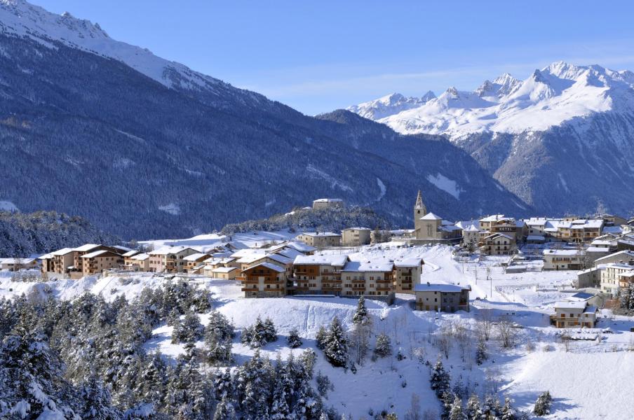 Аренда на лыжном курорте Résidence les Flocons d'Argent - Aussois - зимой под открытым небом