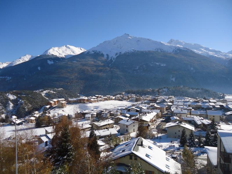 Аренда на лыжном курорте Résidence les Flocons d'Argent - Aussois - зимой под открытым небом