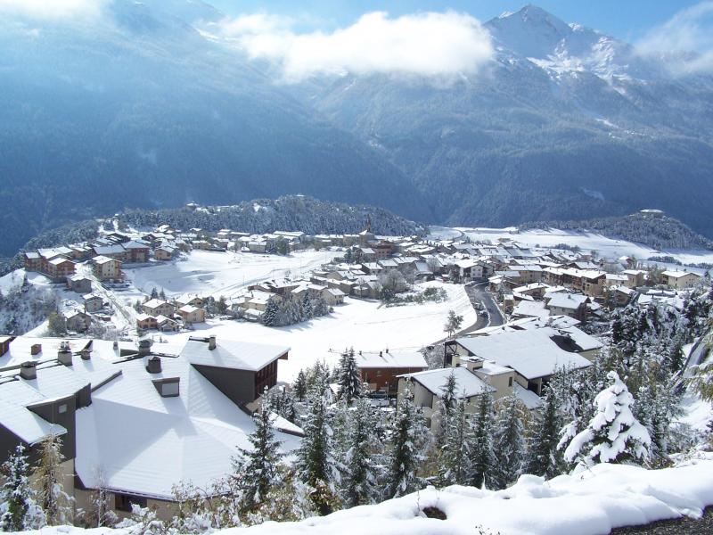 Аренда на лыжном курорте Résidence les Flocons d'Argent - Aussois - зимой под открытым небом