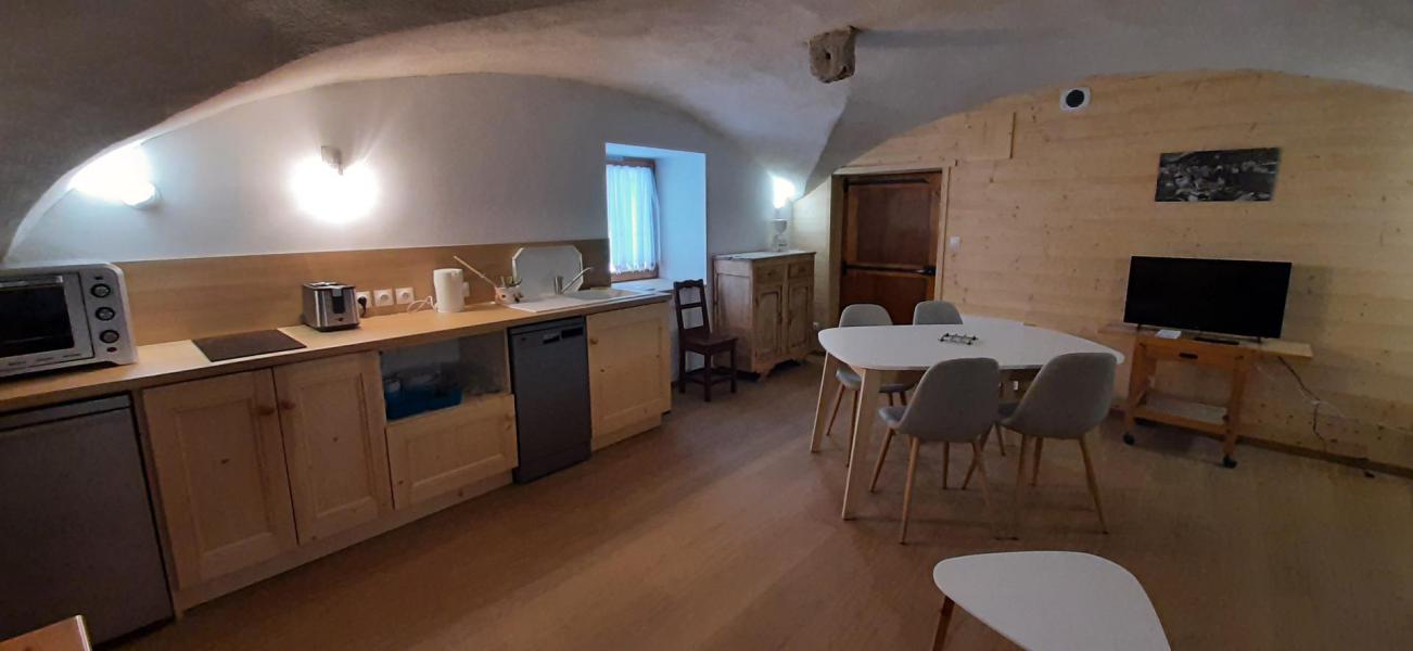 Skiverleih 2-Zimmer-Appartment für 5 Personen (BON1) - Résidences village d'Aussois - Aussois - Wohnzimmer