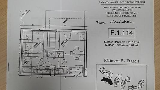 Skiverleih 2-Zimmer-Appartment für 4 Personen (F1.114) - La Résidence les Flocons d'Argent - Aussois - Plan
