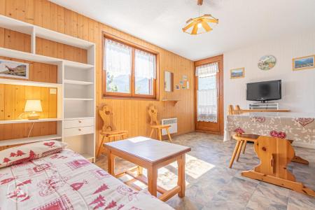 Skiverleih 2-Zimmer-Appartment für 4 Personen (102) - Résidence La Corniche - Aussois - Wohnzimmer