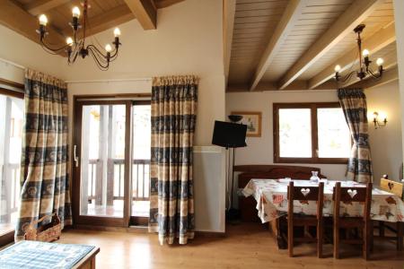 Ski verhuur Appartement 3 kamers 6 personen (012) - Résidence les Sports - Aussois - Woonkamer