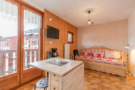 Skiverleih 1-Zimmer-Holzhütte für 3 Personen ( 172) - Résidence St Sébastien 1 - Aussois - Wohnzimmer