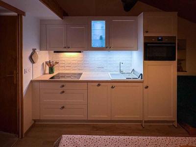 Wynajem na narty Apartament 2 pokojowy z antresolą 6 os&oacute;b (2) - Résidence Village d'Aussois - Aussois - Kuchnia