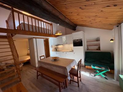 Ski verhuur Appartement 2 kamers mezzanine 6 personen (2) - Résidence Village d'Aussois - Aussois - Woonkamer