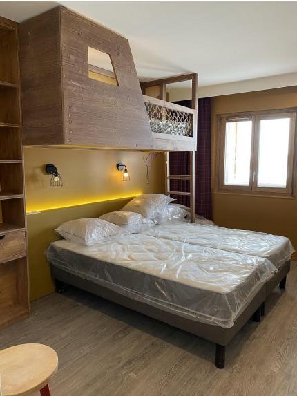 Rent in ski resort 2 room apartment 5 people (001) - Arietis - Avoriaz - Bedroom