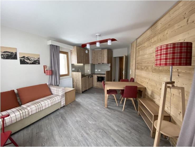 Ski verhuur Appartement 2 kamers 5 personen (001) - Arietis - Avoriaz - Woonkamer