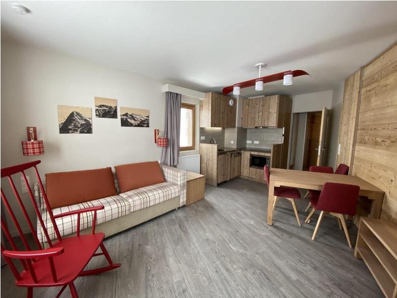 Ski verhuur Appartement 2 kamers 5 personen (001) - Arietis - Avoriaz - Woonkamer