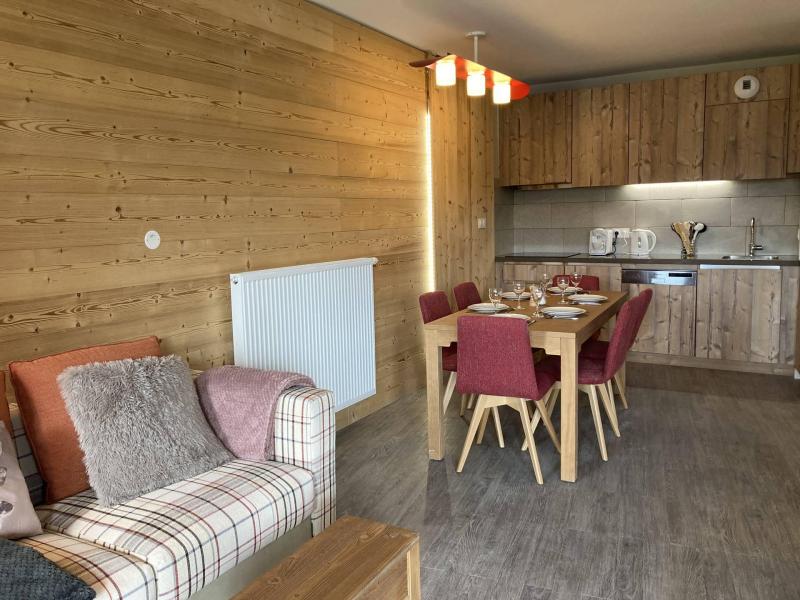 Ski verhuur Appartement 3 kamers 7 personen (002) - Arietis - Avoriaz - Woonkamer