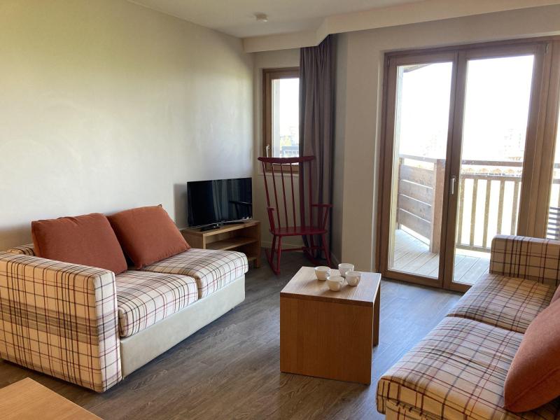 Ski verhuur Appartement 3 kamers 7 personen (402) - Arietis - Avoriaz - Woonkamer